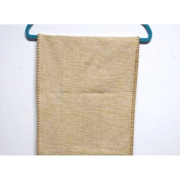 Blessed Table Runner Fall Thanksgiving High End beige brown tweed-like 14.5X73" - Picture 5 of 9